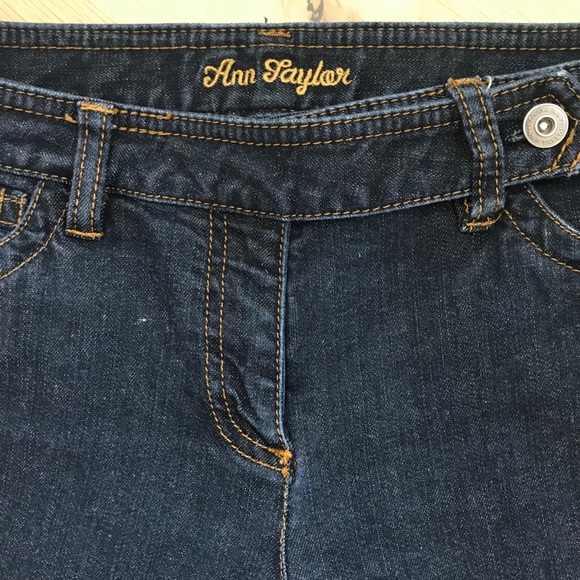 ANN TAYLOR PETITE JEAN CAPRIS - Picture 5 of 6
